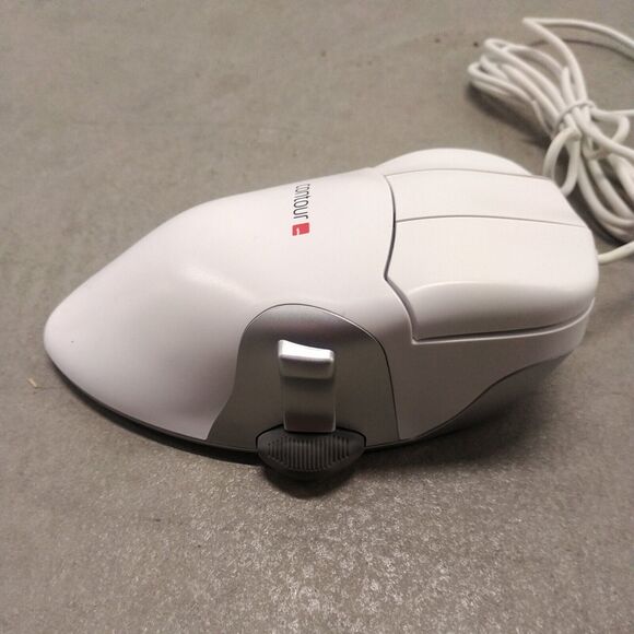 Contour Design PM05-L-L Large Left Handed Contour Mouse Light Gray Tested - Picture 1 of 8